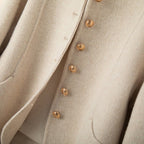 Cashmere Wool Coat™ — Wrap Yourself in Effortless Warmth and Timeless Elegance (Cream XS) - | Zavonix