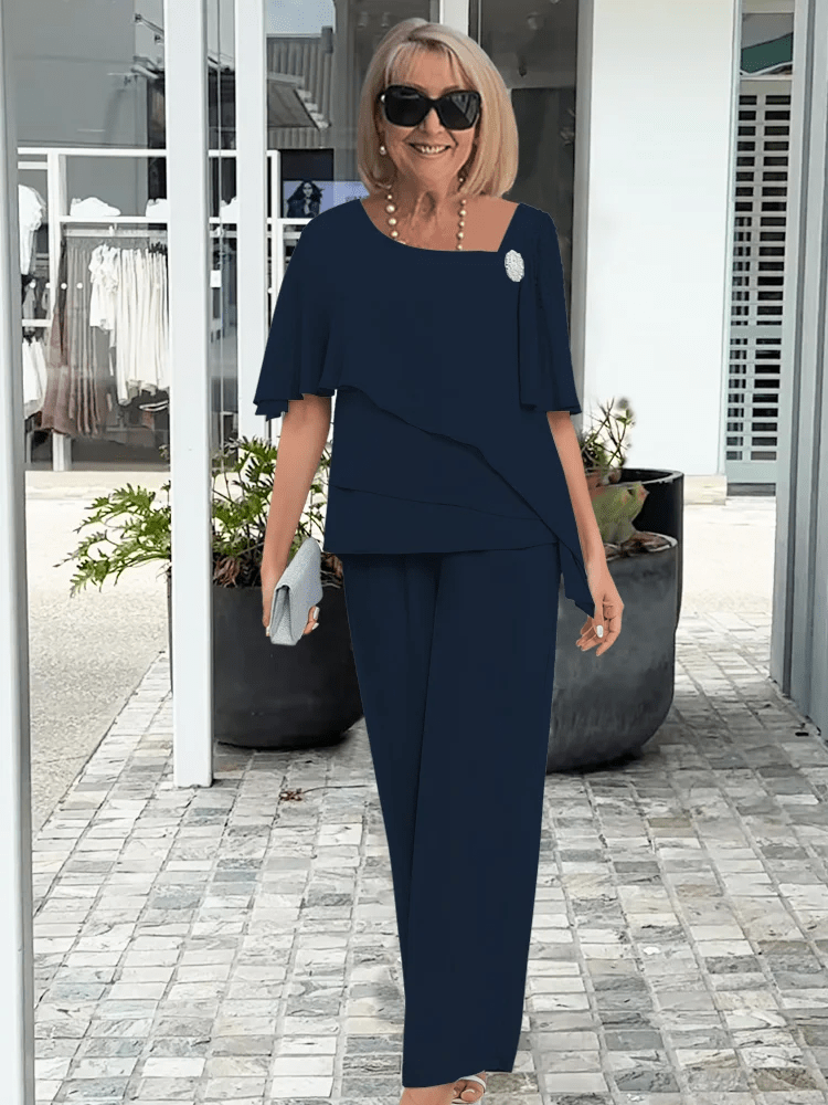 Mireo Ensemble™ — Sculpted Comfort, Effortless Style (Navy blue S) - | Zavonix