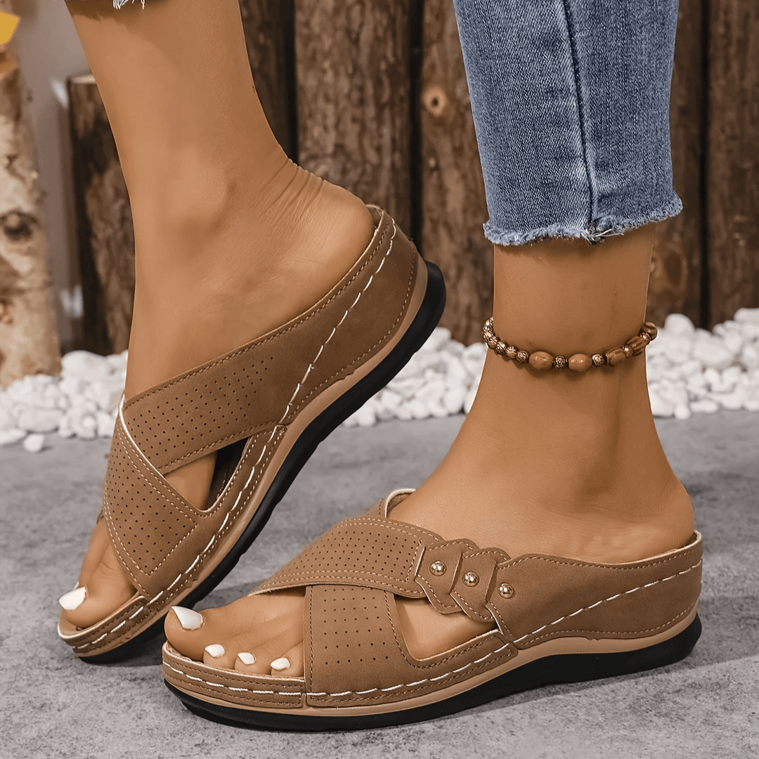 Mireva Cross-Strap Slide Sandals product image 15