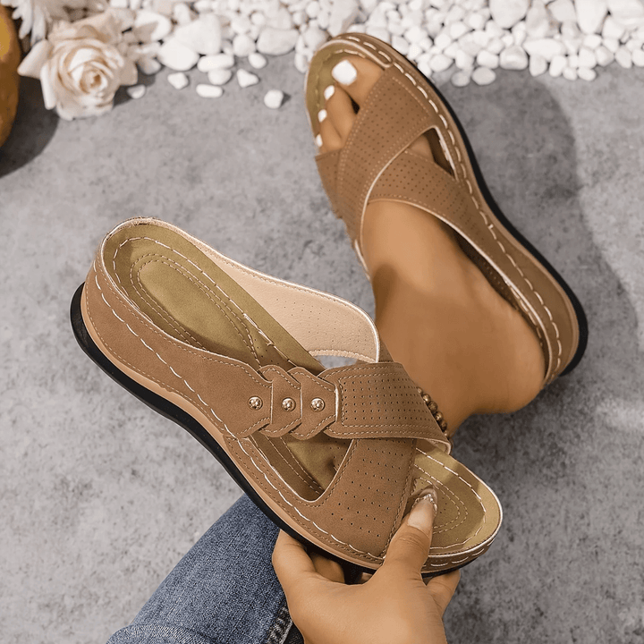 Mireva Cross-Strap Slide Sandals product image 16