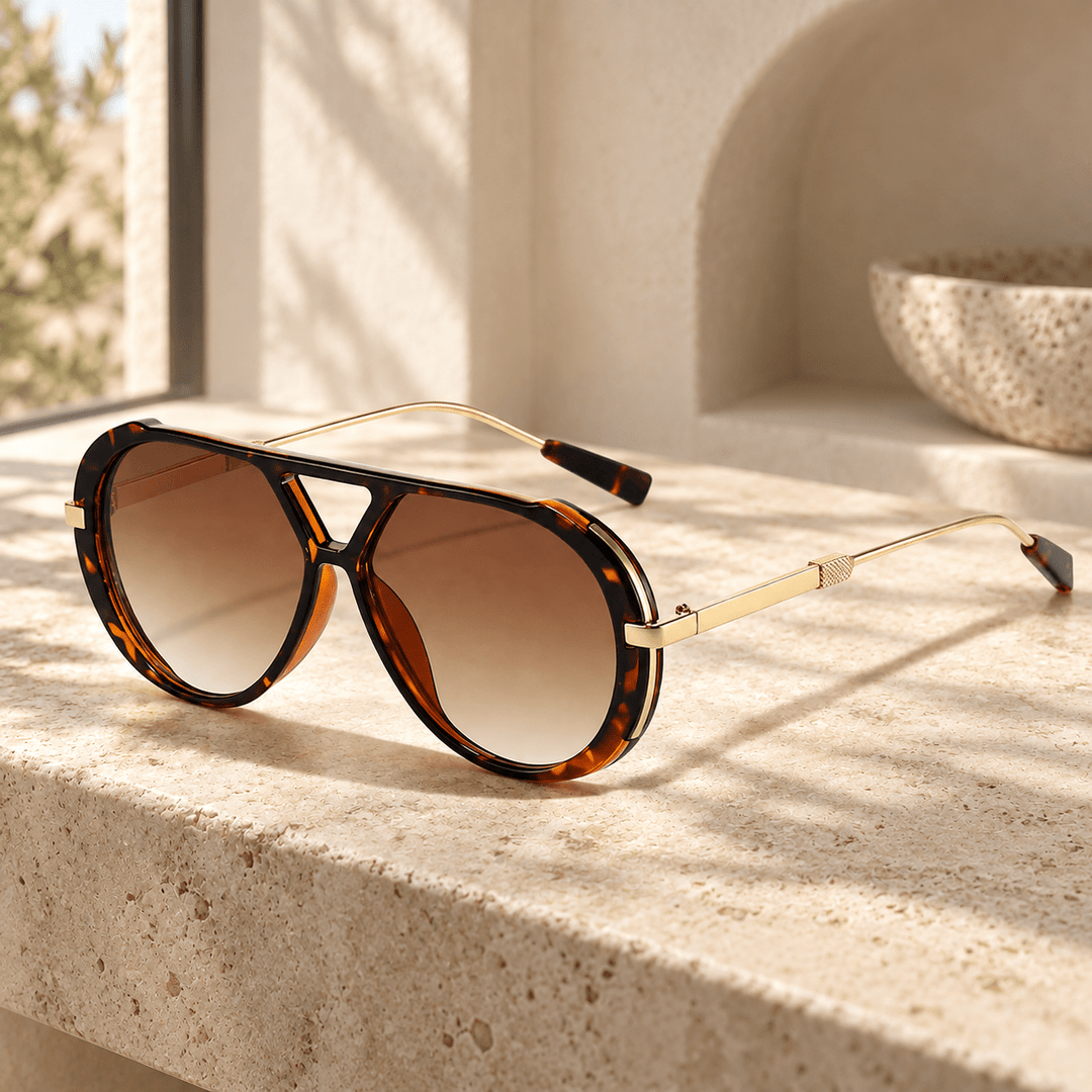 Mireya Aviator Sunglasses Brown image 3