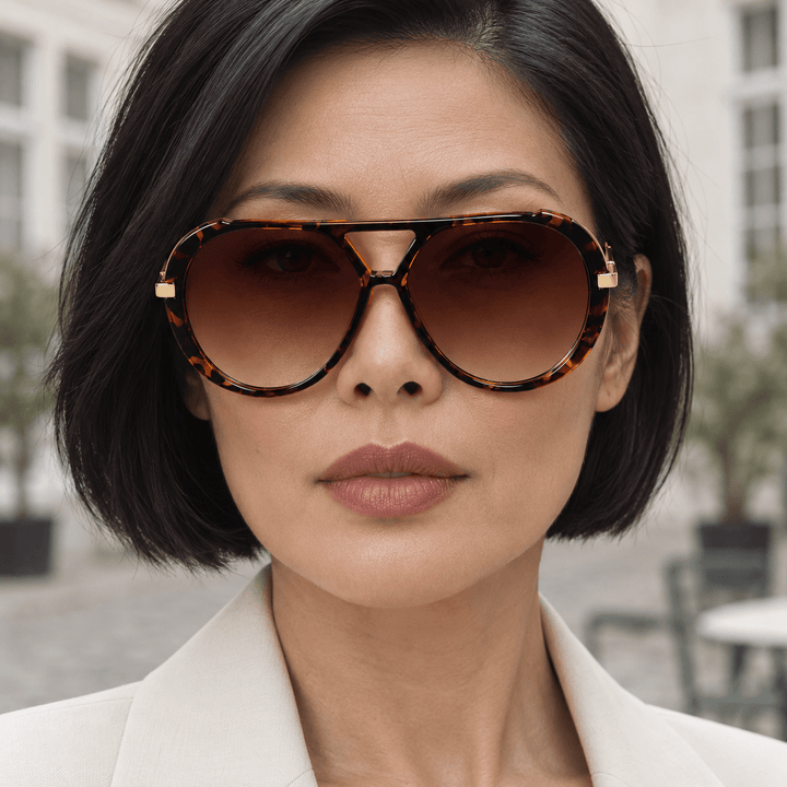 Mireya Aviator Sunglasses Brown image 4