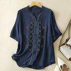 MIRI LINEN SHIRT (Khaki XS) - | Zavonix