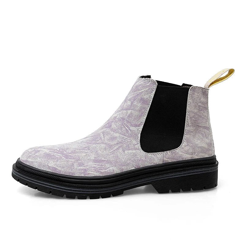 "Mirko" Genuine Leather Chelsea Boots (Beige 6) - | Zavonix
