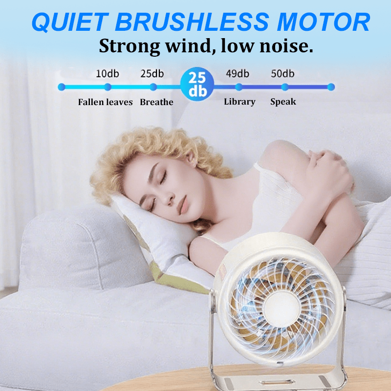 Modeflow Mini Desk Fan Digital Display Product Image 03