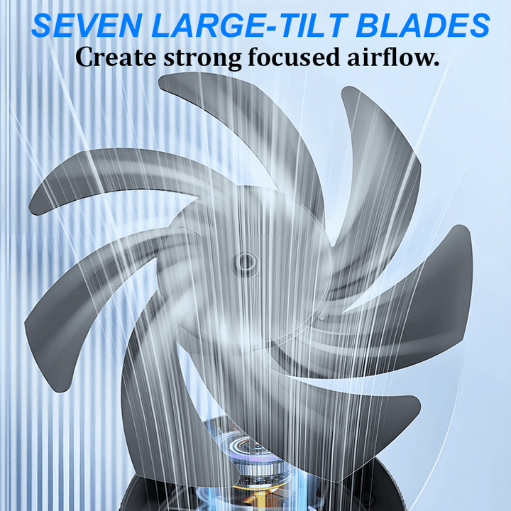 Modeflow Mini Desk Fan Digital Display Product Image 04