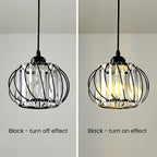 Modern Black Glass Globe Pendant Light Fixture for Elegant Interiors 2