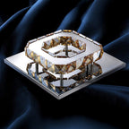 Modern Crystal LED Flush Mount Ceiling Light Fixture – Elegant Design for Living Room, Bedroom, Hallway, 12W, 960 Lumens 2