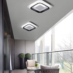 Modern Geometric LED Ceiling Light – Flush Mount Design for Home Illumination 0