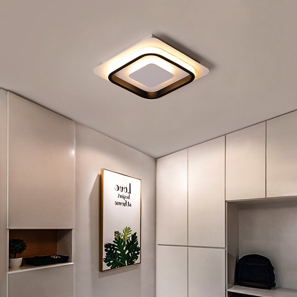 Modern Geometric LED Ceiling Light – Flush Mount Design for Home Illumination 1