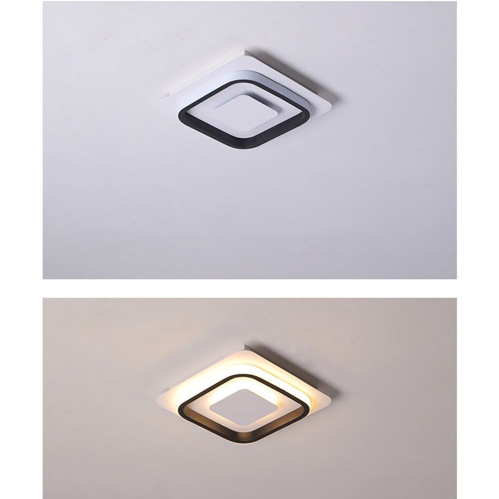 Modern Geometric LED Ceiling Light – Flush Mount Design for Home Illumination 5