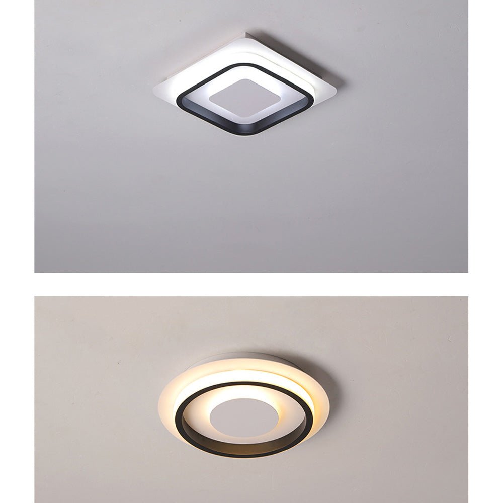 Modern Geometric LED Ceiling Light – Flush Mount Design for Home Illumination 6