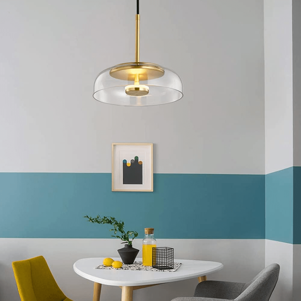 Modern Glass Pendant Light for Kitchen Island – Adjustable Height LED-Compatible Ceiling Pendant Lighting 2