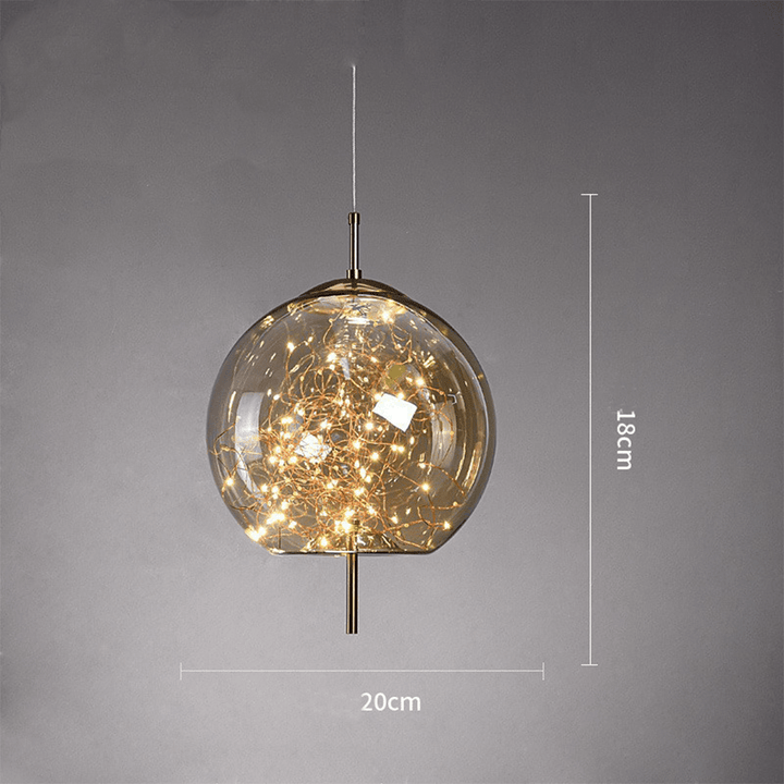 Modern Glass Pendant Light for Kitchen Island with Adjustable Height and Energy-Efficient LED Bulb – Elegant Hanging Light Fixture 7