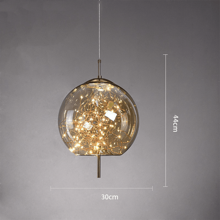 Modern Glass Pendant Light for Kitchen Island with Adjustable Height and Energy-Efficient LED Bulb – Elegant Hanging Light Fixture 6