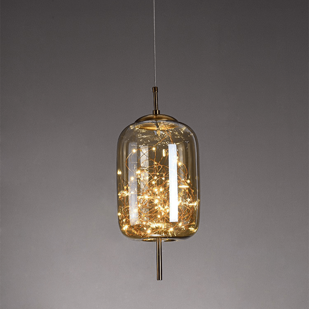 Modern Glass Pendant Light for Kitchen Island with Adjustable Height and Energy-Efficient LED Bulb – Elegant Hanging Light Fixture 2