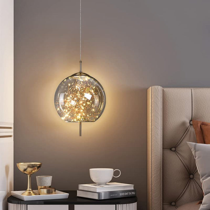 Modern Glass Pendant Light for Kitchen Island with Adjustable Height and Energy-Efficient LED Bulb – Elegant Hanging Light Fixture 5