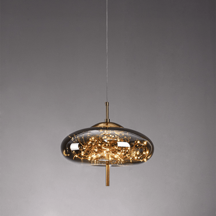 Modern Glass Pendant Light for Kitchen Island with Adjustable Height and Energy-Efficient LED Bulb – Elegant Hanging Light Fixture 9