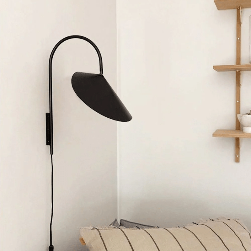 Modern Iron Petal Wall Light – Adjustable Sconce for Elegant Home Décor and Ambient Lighting 4