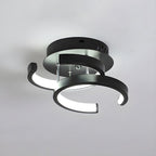 Modern LED Ceiling Light with Black Metal Frame – Energy-Efficient Flush Mount Fixture 16
