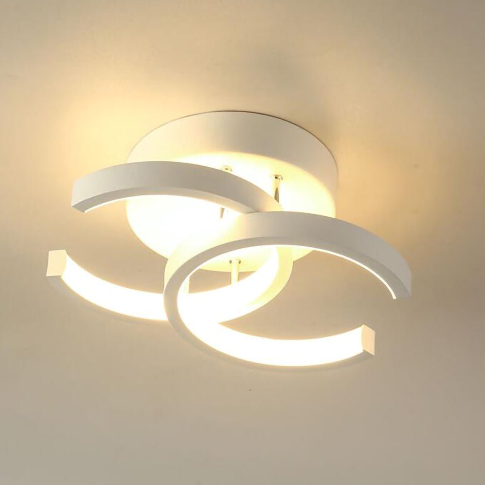 Modern LED Ceiling Light with Black Metal Frame – Energy-Efficient Flush Mount Fixture 15