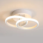 Modern LED Ceiling Light with Black Metal Frame – Energy-Efficient Flush Mount Fixture 17