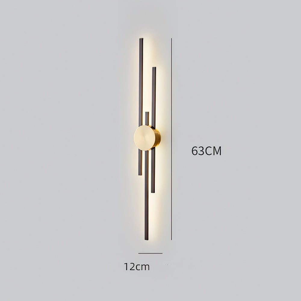 Modern LED Wall Light Fixture – Vertical Iron Design for Contemporary ...