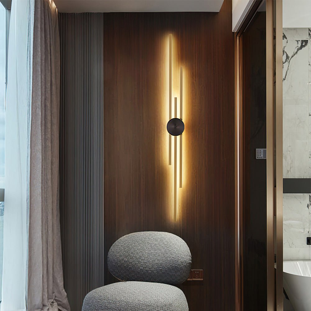 Modern LED Wall Light Fixture – Vertical Iron Design for Contemporary Spaces 7