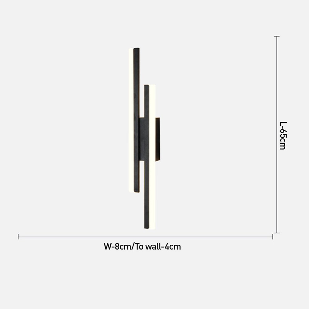 Modern LED Wall Sconce Light Fixture – Acrylic and Metal Design for Ambient Illumination 8