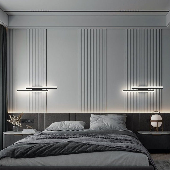 Modern LED Wall Sconce Light Fixture – Acrylic and Metal Design for Ambient Illumination 3