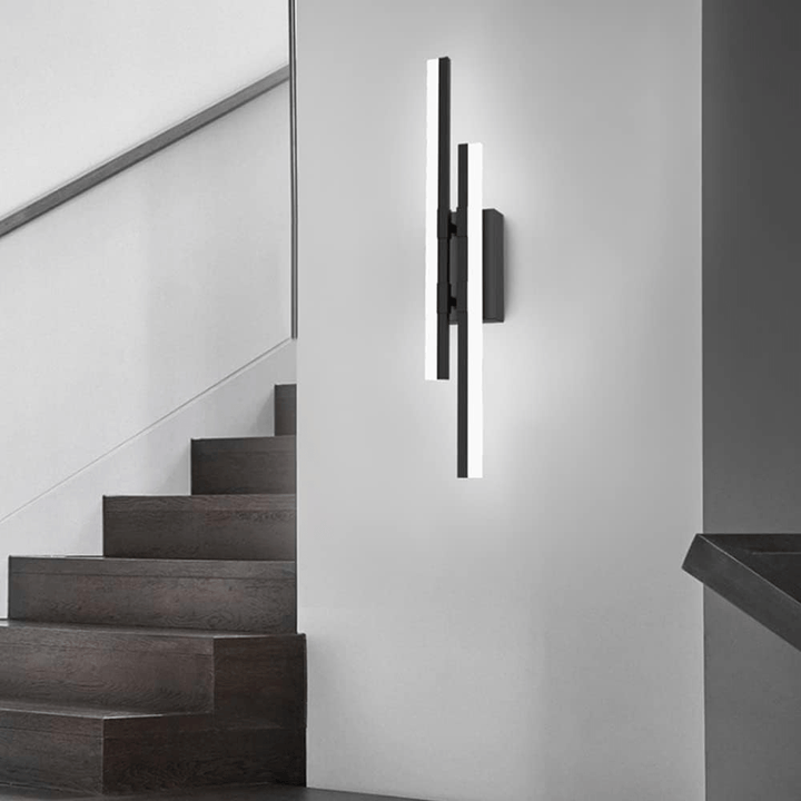 Modern LED Wall Sconce Light Fixture – Acrylic and Metal Design for Ambient Illumination 0