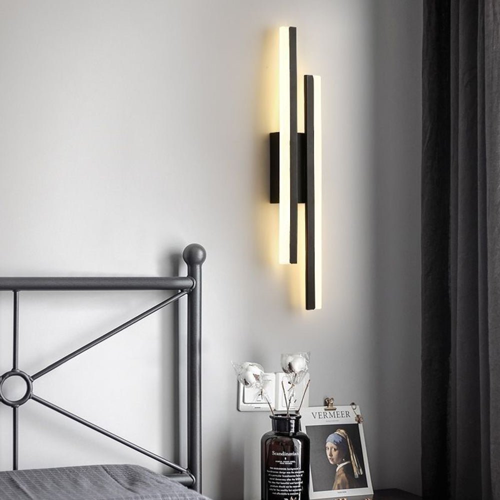 Modern LED Wall Sconce Light Fixture – Acrylic and Metal Design for Ambient Illumination 6
