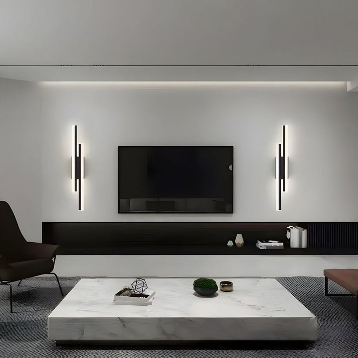 Modern LED Wall Sconce Light Fixture – Acrylic and Metal Design for Ambient Illumination 4