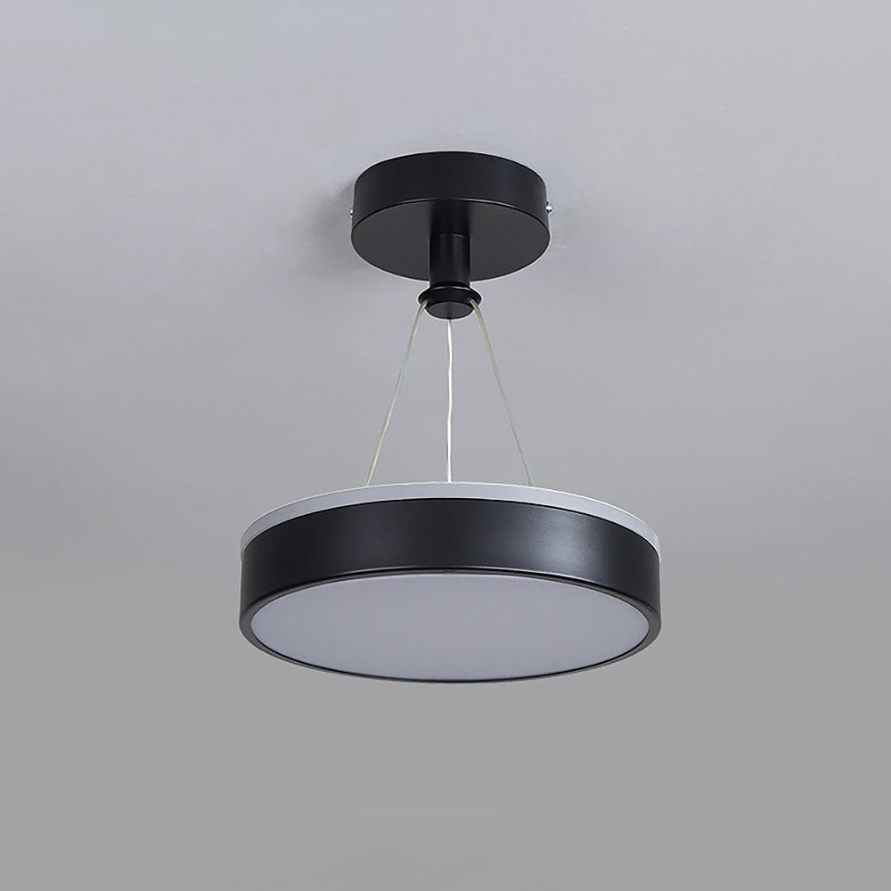Modern Metal LED Pendant Ceiling Light – Stylish Iron and Silicone Fixture for Hallways and Living Rooms 7