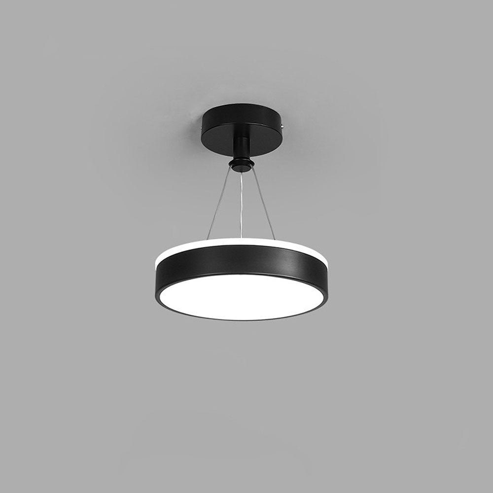 Modern Metal LED Pendant Ceiling Light – Stylish Iron and Silicone Fixture for Hallways and Living Rooms 8