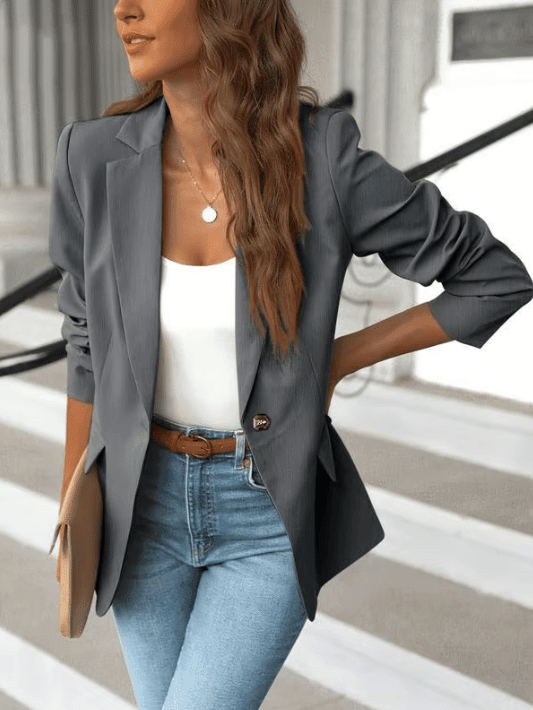 Modern Stretch Womens Blazer Office Jacket Product Image 05