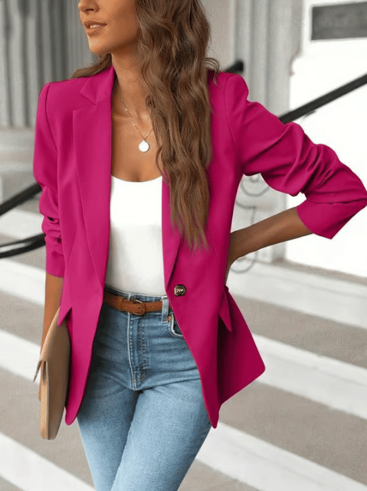 Modern Stretch Womens Blazer Office Jacket Product Image 06