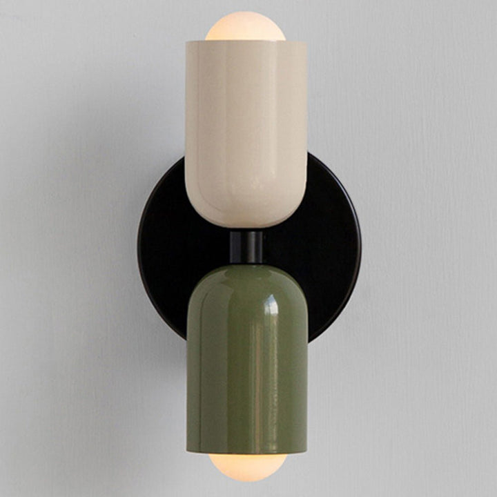 Modern Vintage Double-Head Wall Light for Stylish Utility Room Illumination 0