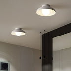 Modern White Flush Mount Ceiling Light – Minimalist Dome Design for Warm Ambient Lighting in Kitchens and Living Spaces 7