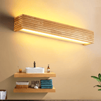 Modern Wooden Wall Light Fixture – Energy-Efficient LED Sconce for Home Interiors, Rustic Design for Living Room, Bedroom, Hallway 2