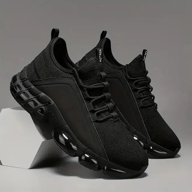 Momentum Knit Running Shoes Cushioned Support Product Image 03