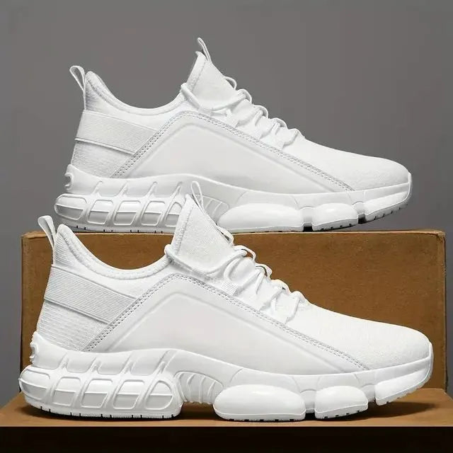 Momentum Knit Running Shoes Cushioned Support Product Image 04