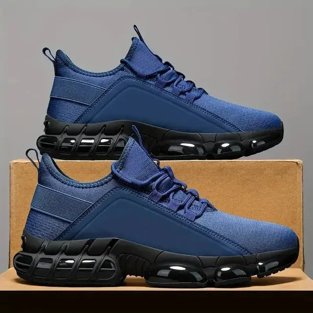 Momentum Knit Running Shoes Cushioned Support Product Image 05