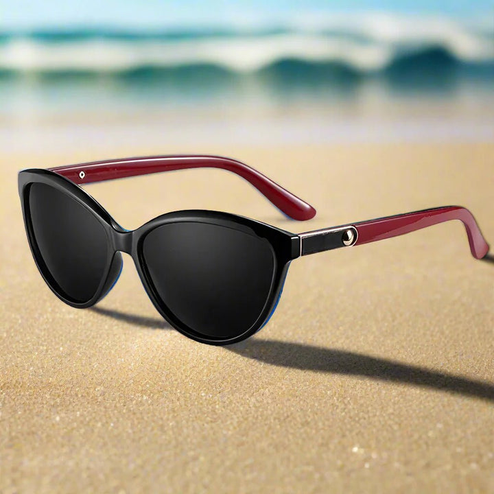 "Monaco" Feline - Inspired Cat Eye Sunglasses (Red ) - Sunglasses | Zavonix