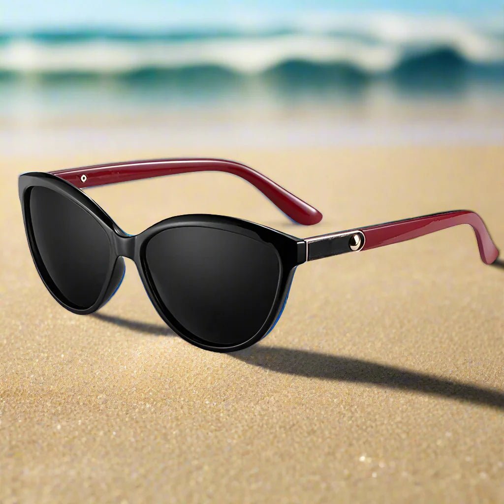 "Monaco" Feline - Inspired Cat Eye Sunglasses (Red ) - Sunglasses | Zavonix