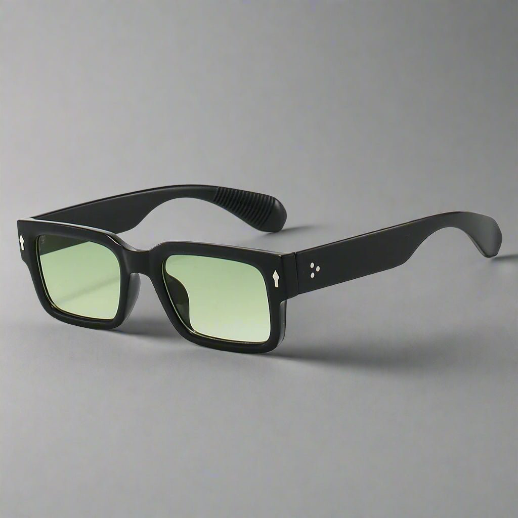 "Monaco" Retro Sunglasses (Green ) - Sunglasses | Zavonix