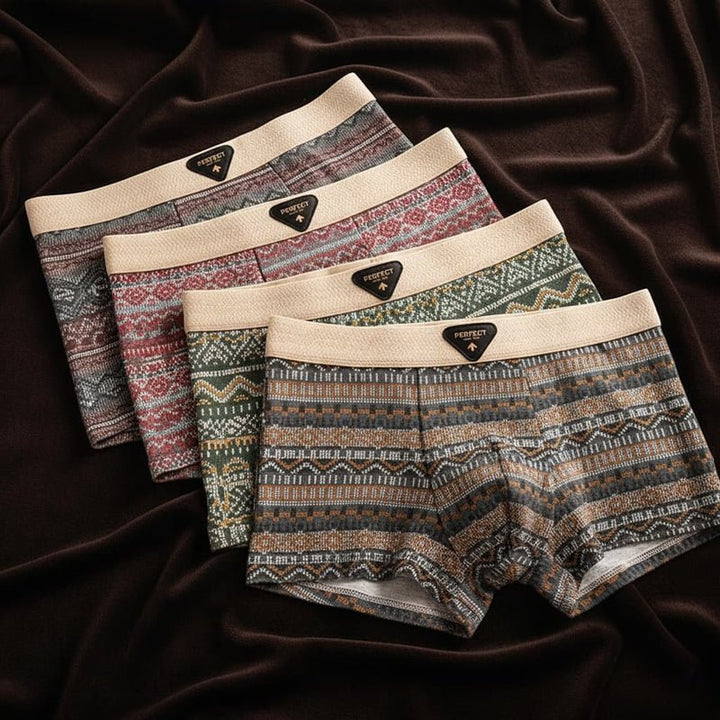 Mondo Retro Boxer Briefs | Organic Cotton, Antibacterial Comfort