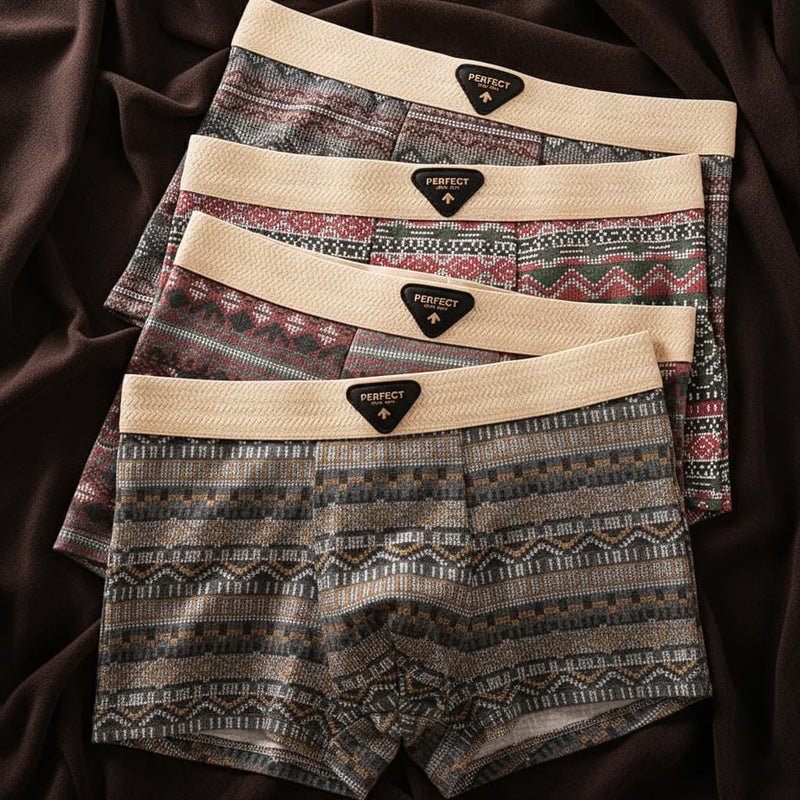Mondo Retro Boxer Briefs | Organic Cotton, Antibacterial Comfort