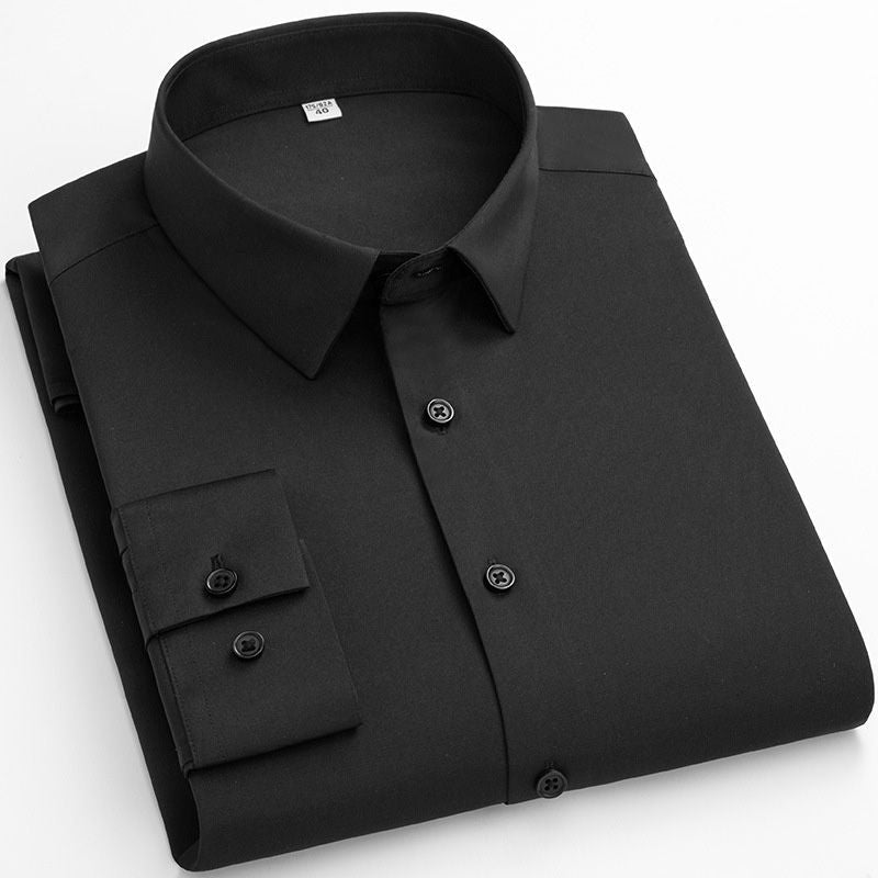 Monroe Wrinkle Resistant Stretch Dress Shirt Product Image 01