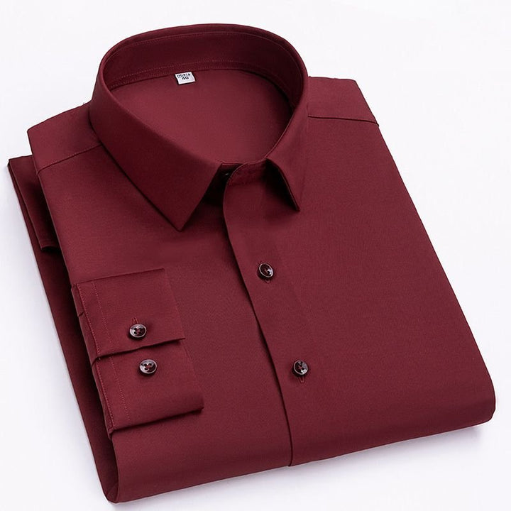 Monroe Wrinkle Resistant Stretch Dress Shirt Product Image 13